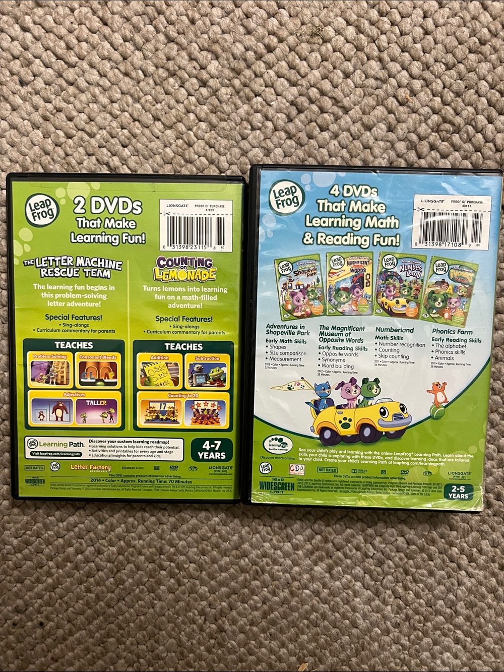 LeapFrog DVD Learning Set Bundle - Picture 8 of 8